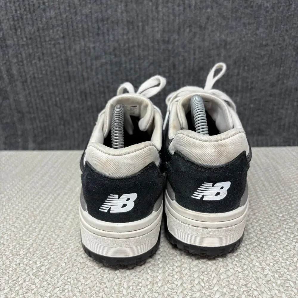 New Balance 550 White Black Leather Suede Shoes Womens 8.5 (Youth 7) GSB550CA